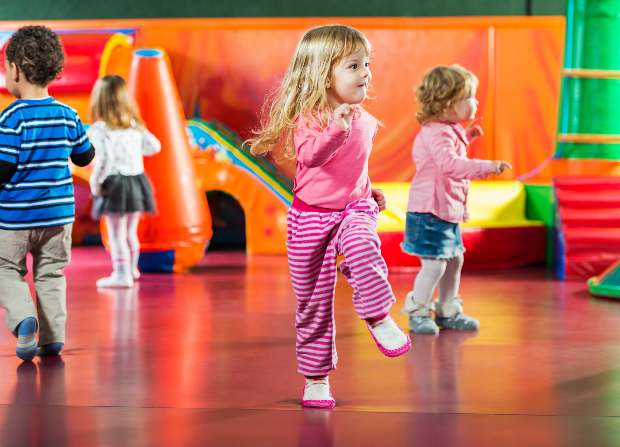 Children dancing.