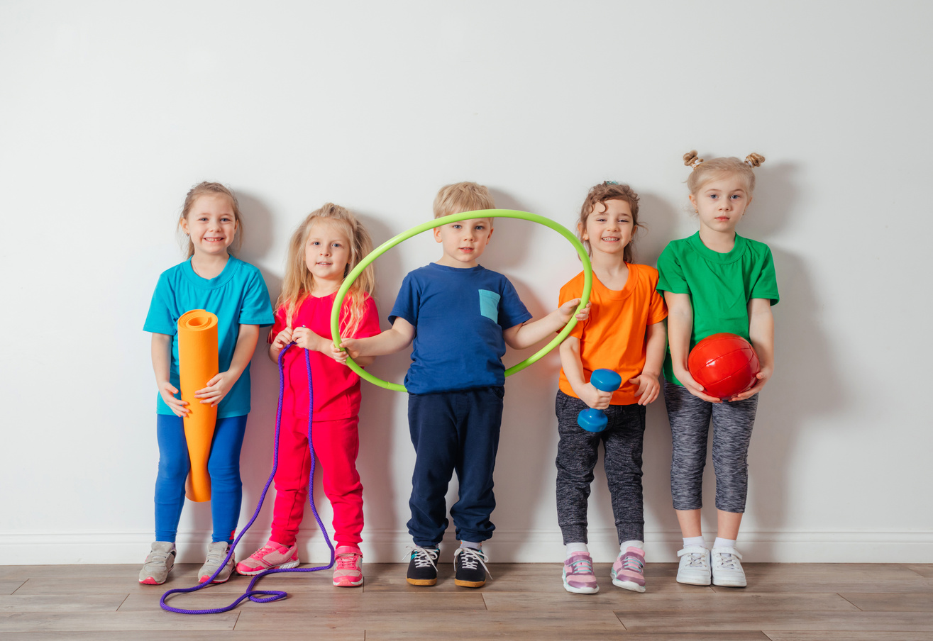 Young Children Adore Doing Physical Activities at Preschool